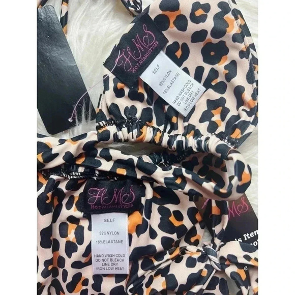 NWT Hot Miami Styles Leopard Bikini - Picture 4 of 6